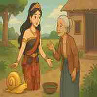 cerita legenda keong mas